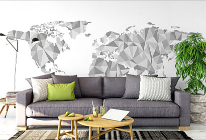 3d wallpaper world map
